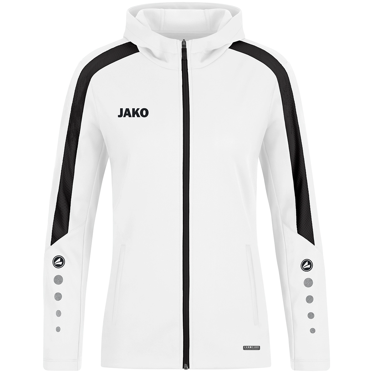 JAKO Kapuzenjacke_Power 6823 000 weiß