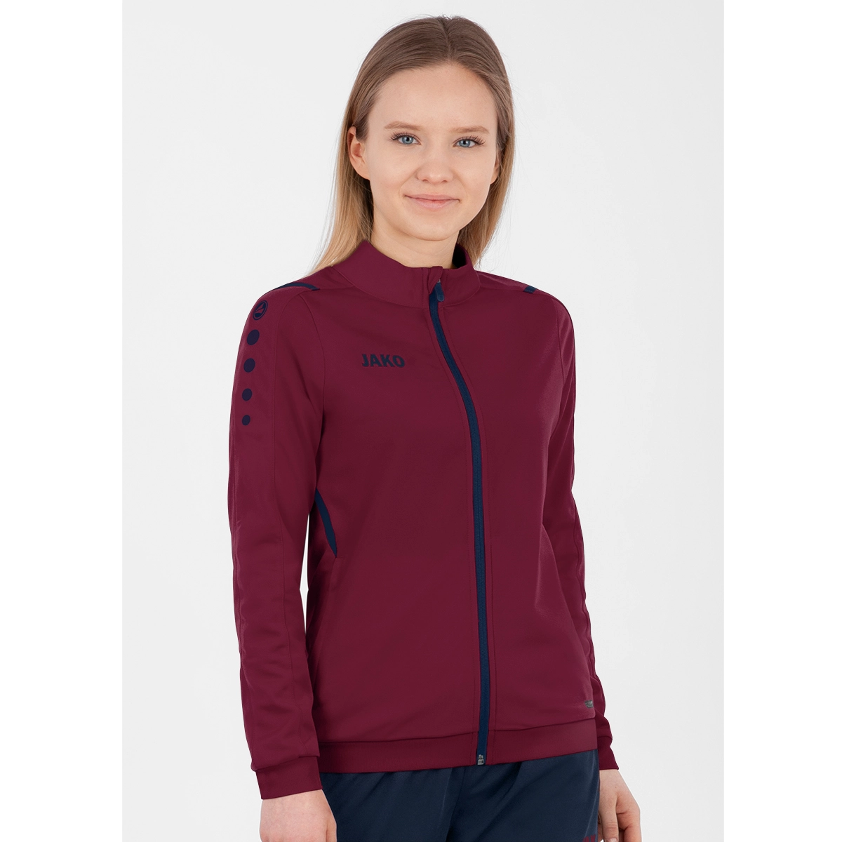 JAKO Polyesterjacke_Challenge 9321D 132 maroon/marine