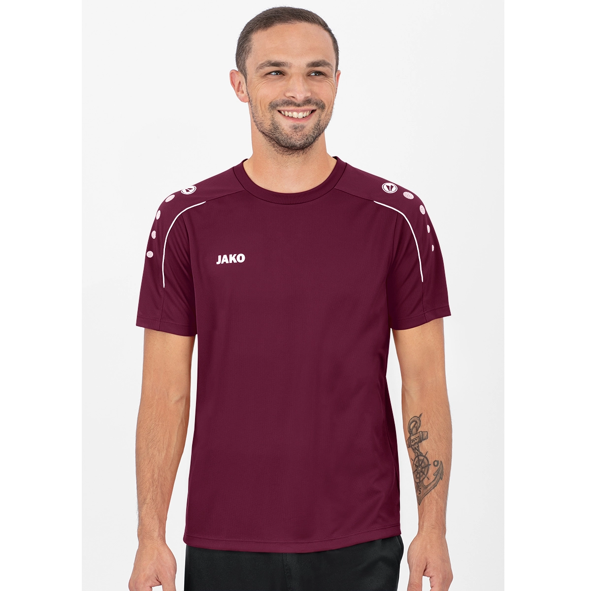 JAKO Herren_T_Shirt_Classico 6150 14 maroon