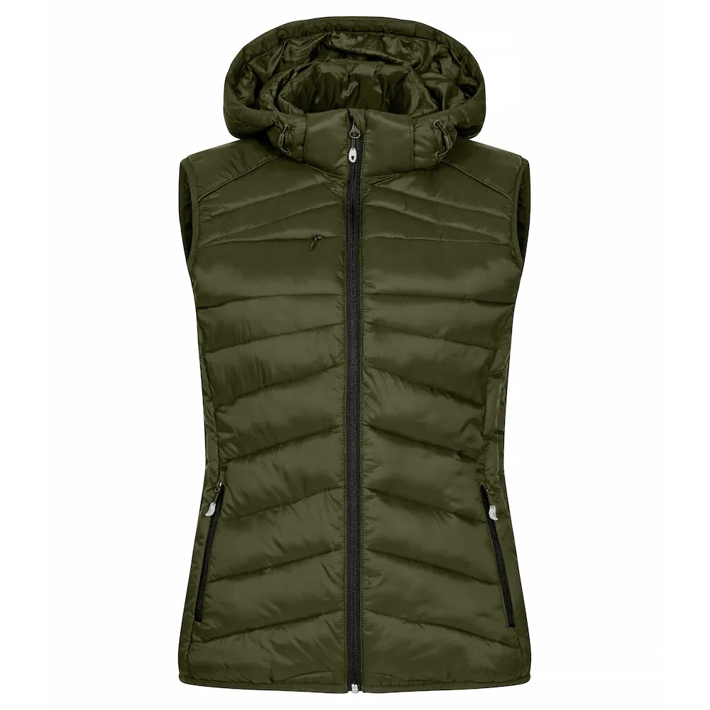 CLIQUE Idaho_Vest_Women 200975 75 olive