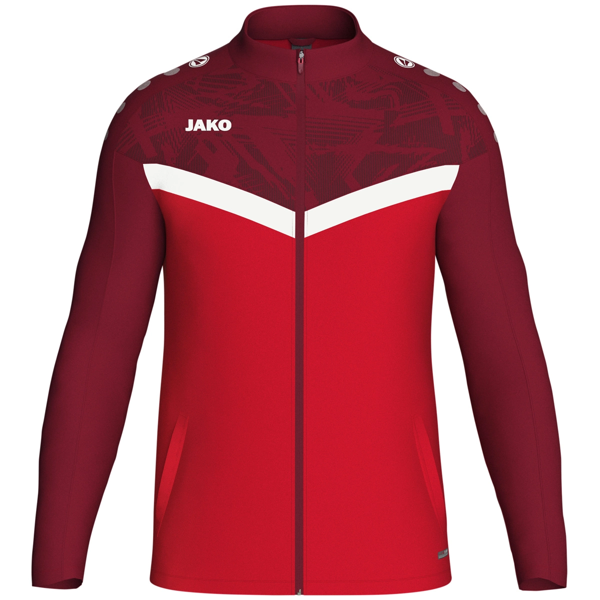 JAKO Polyesterjacke_Iconic 9324K 103 rot/weinrot