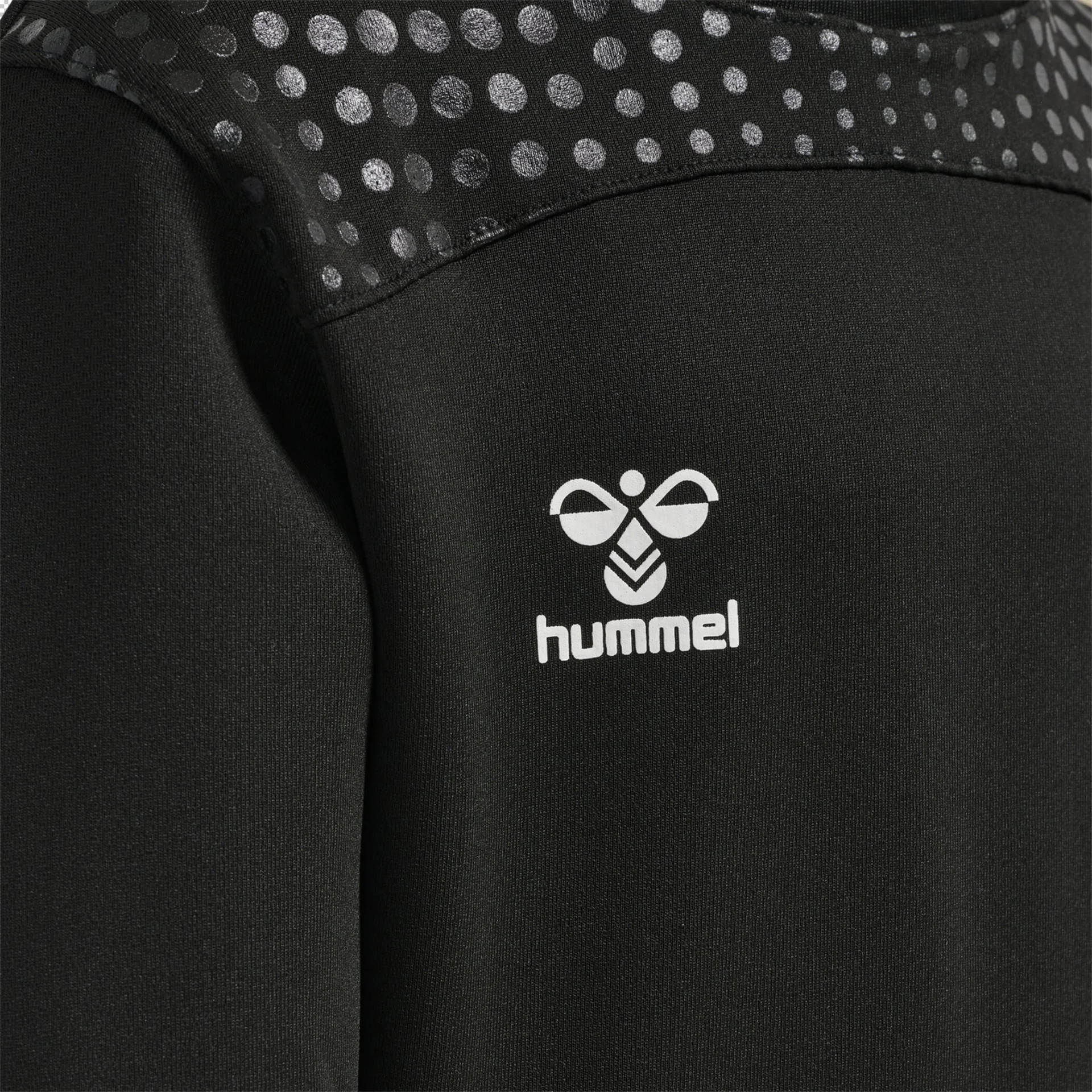 HUMMEL Kinder_Kapuzensweat_hmlLEAD_POLY_HOODIE 207410 2001 BLACK