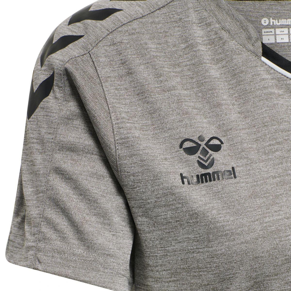 HUMMEL HUMMEL_Damen_Shirt_hmlCORE_XK_POLY_JERSEY_S_S_WOMAN 211457 2006 GREY MELANGE