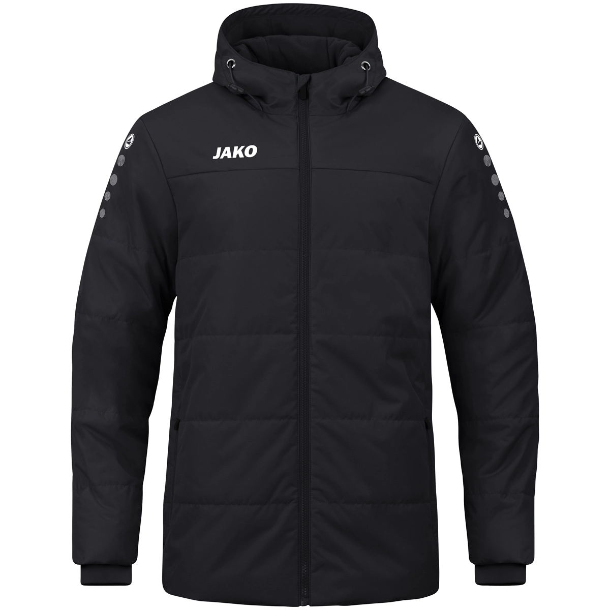 JAKO Coachjacke_Team_mit_Kapuze 7103K 800 schwarz