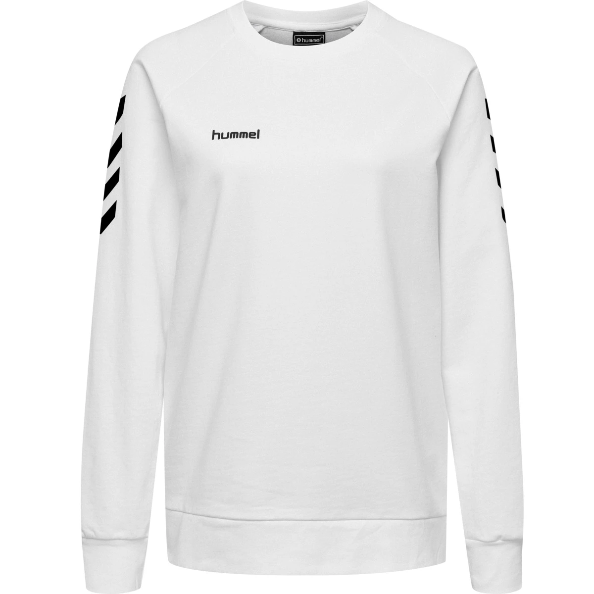 HUMMEL Damen_Sweatshirt_HMLGO_COTTON_SWEATSHIRT_WOMAN 203507 9001 WHITE