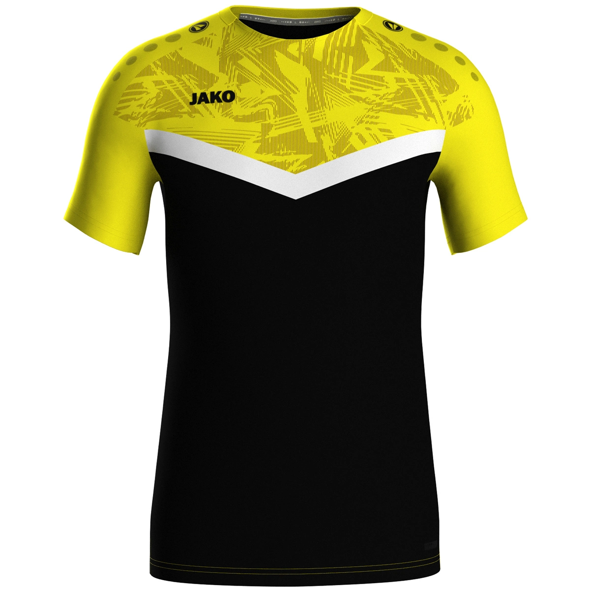 JAKO T_Shirt_Iconic 6124K 808 schwarz/soft yellow