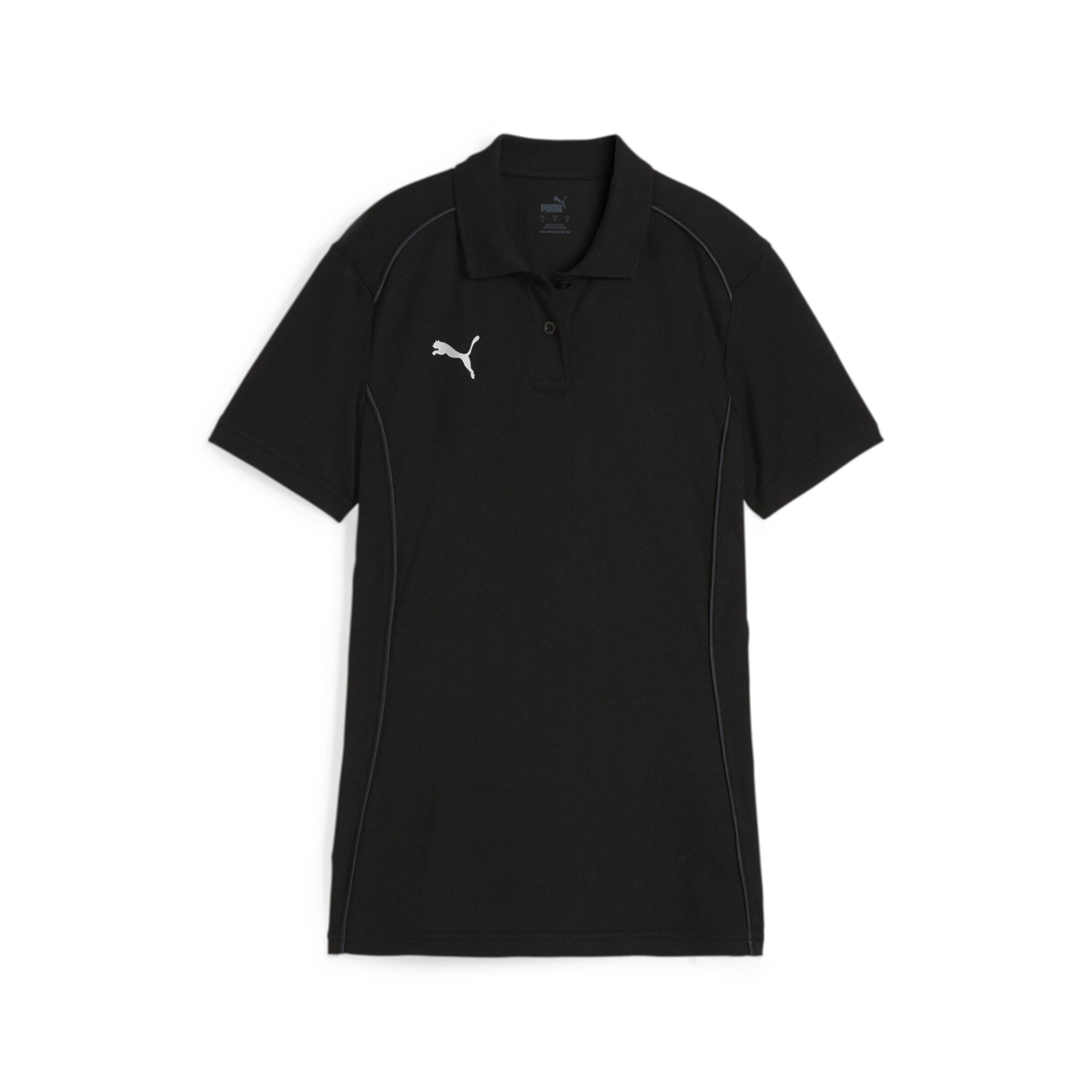 PUMA teamFINAL_Casuals_Polo_Wmn 658537 003 PUMA Black-PUMA Silver