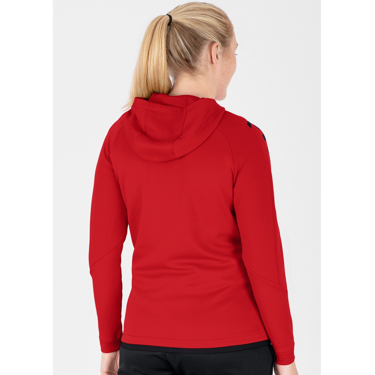 JAKO Kapuzenjacke_Challenge 6821 101 rot/schwarz