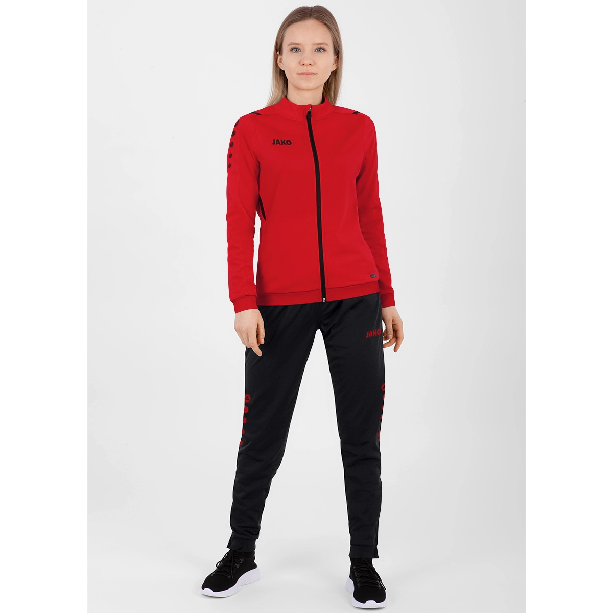 JAKO Polyesterjacke_Challenge 9321K 101 rot/schwarz