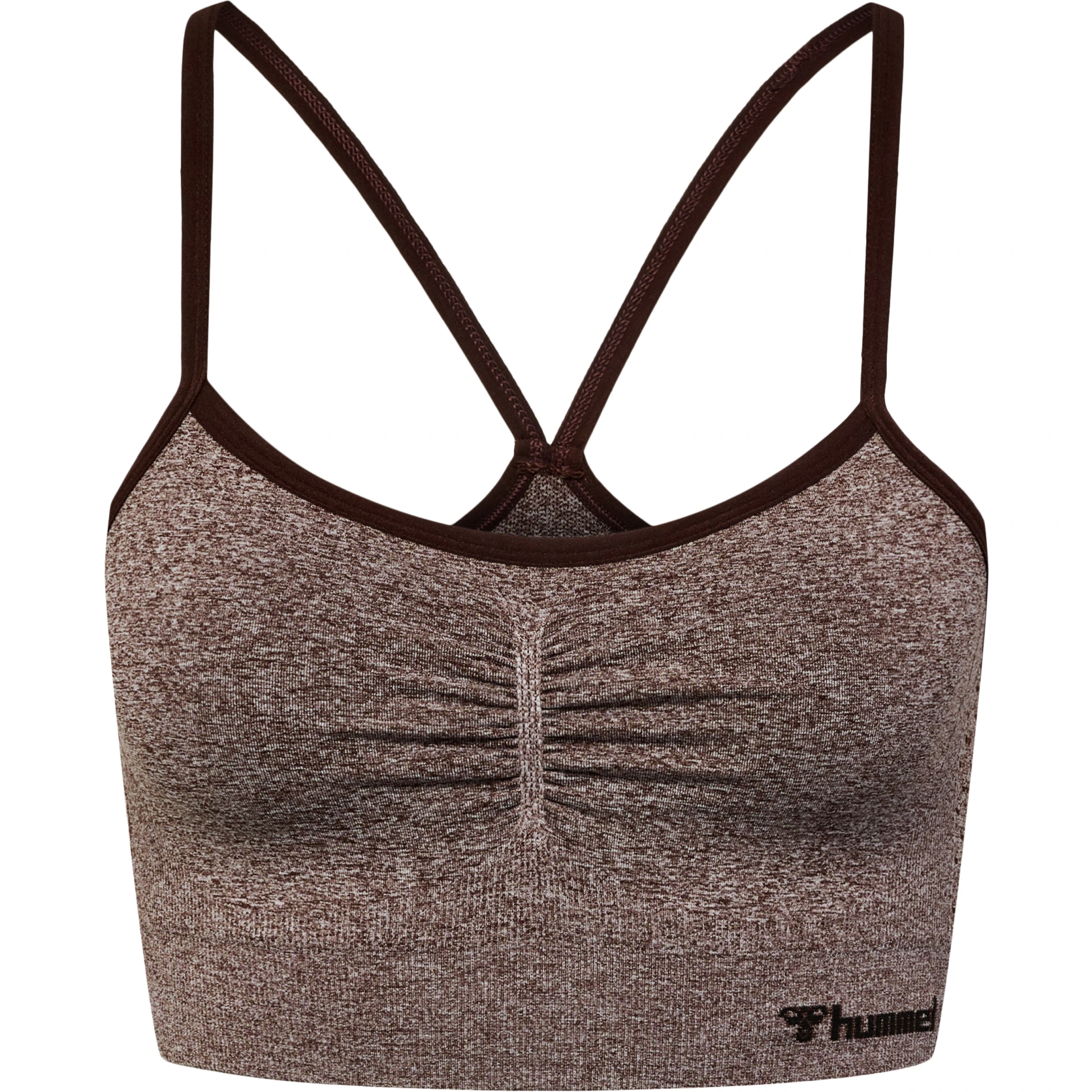 HUMMEL hmlCI_SEAMLESS_SCRUNCH_SPORTS_BRA___JAVA_MELANGE___M 219063 8131 JAVA MELANGE