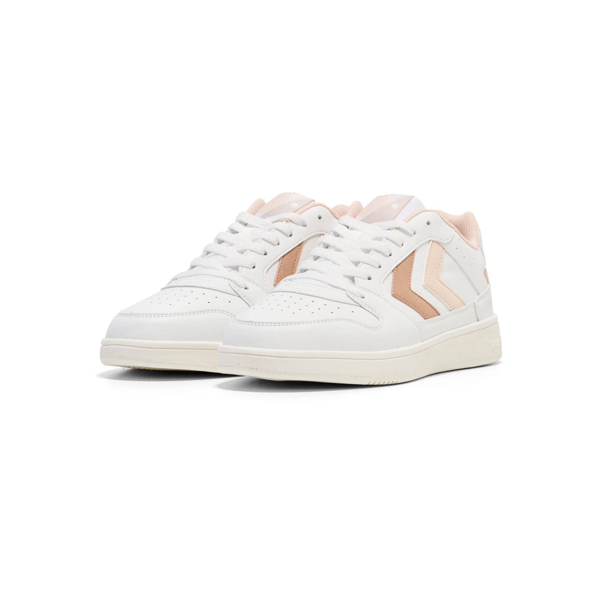 HUMMEL ST_POWER_PLAY_WMNS 222816 9558 WHITE/SOFT PINK/MAHOGANY 