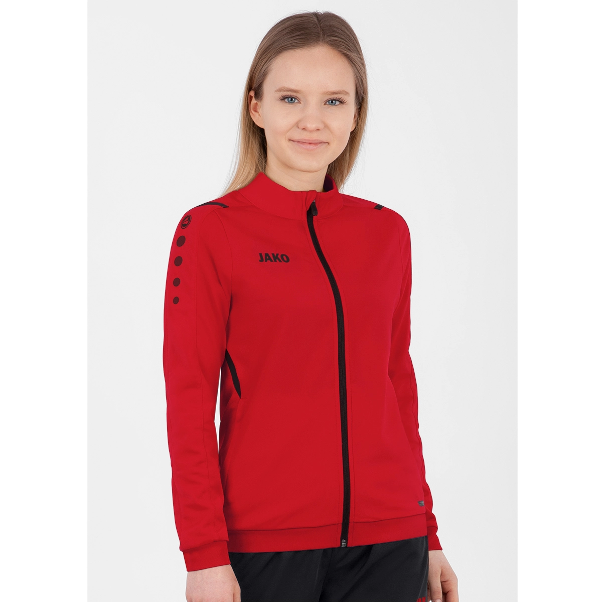 JAKO Polyesterjacke_Challenge 9321K 101 rot/schwarz