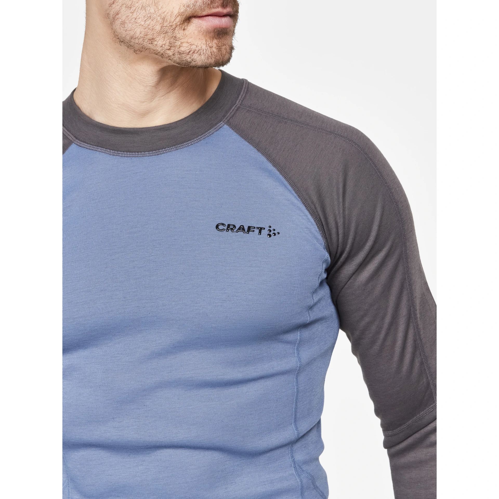 CRAFT CORE_WARM_BASELAYER_LS_TEE_M 1912532 985362 GRANITE-FLOW