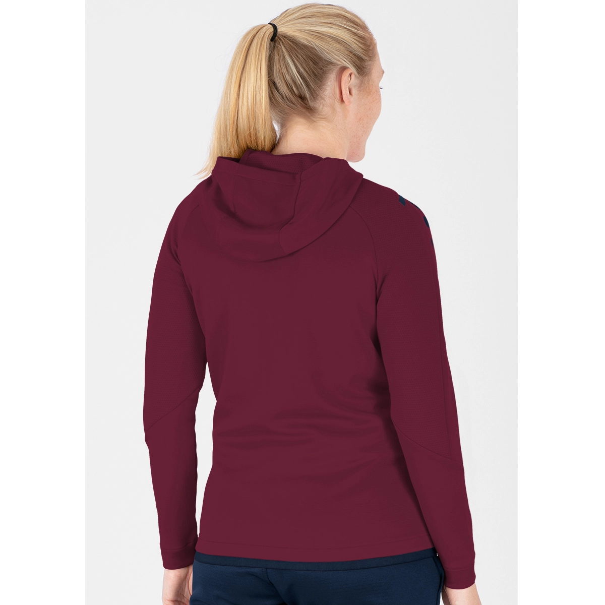 JAKO Kapuzenjacke_Challenge 6821 132 maroon/marine