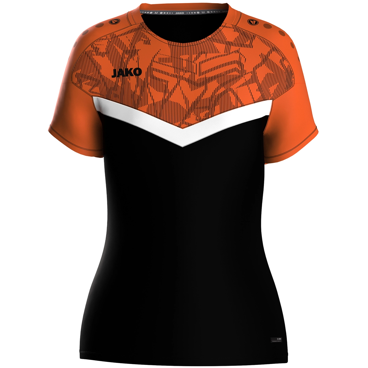 JAKO T_Shirt_Iconic 6124D 807 schwarz/neonorange