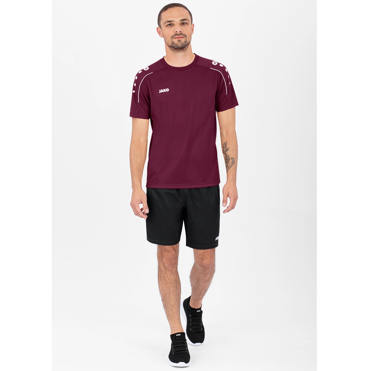 JAKO Herren_T_Shirt_Classico 6150 14 maroon