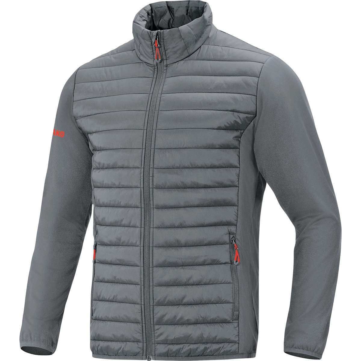 JAKO Fussball___Teamsport_Textil___Allwetterjacken_Hybridjacke_Premium_Damen 7004D 40 steingrau