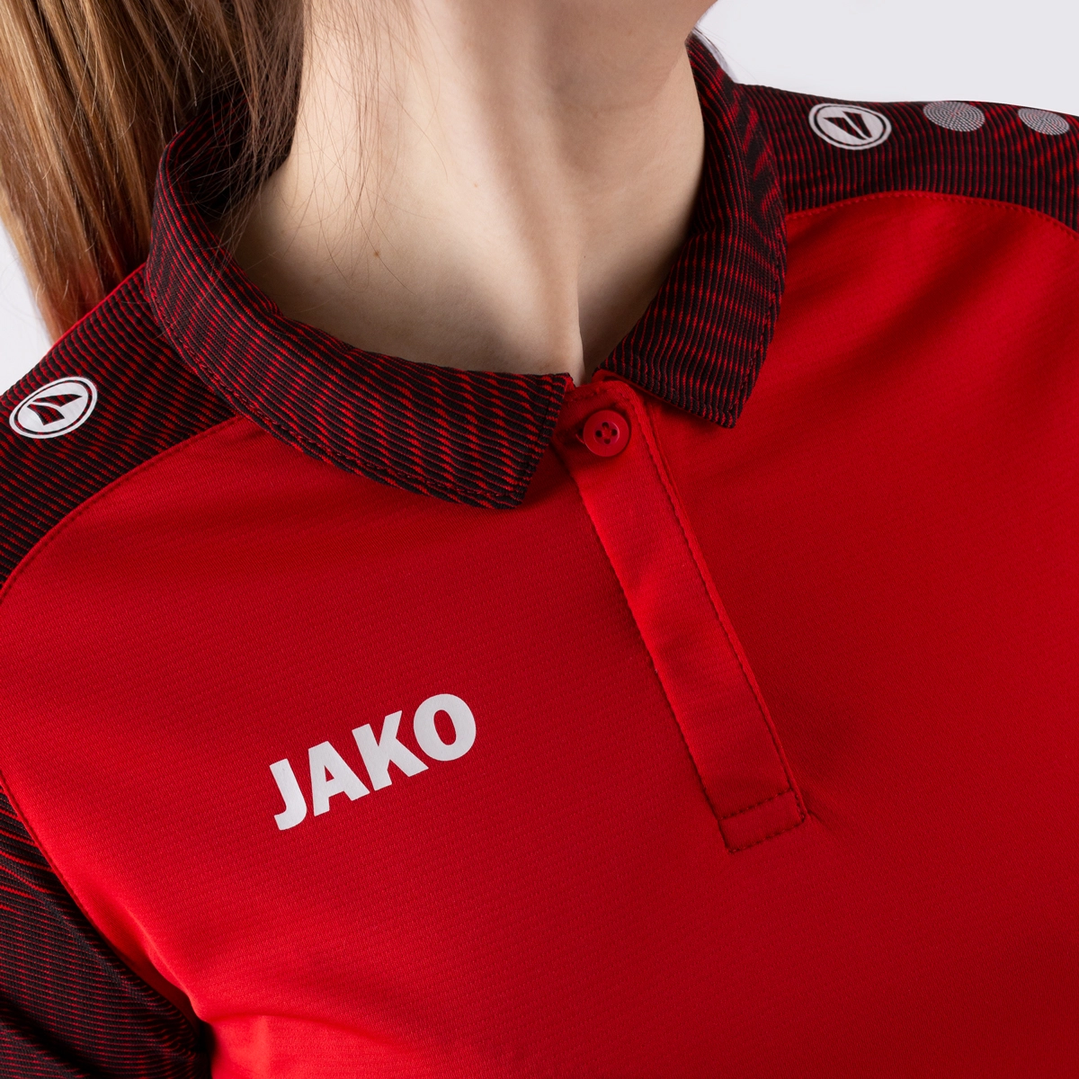 JAKO Polo_Performance 6322 101 rot/schwarz