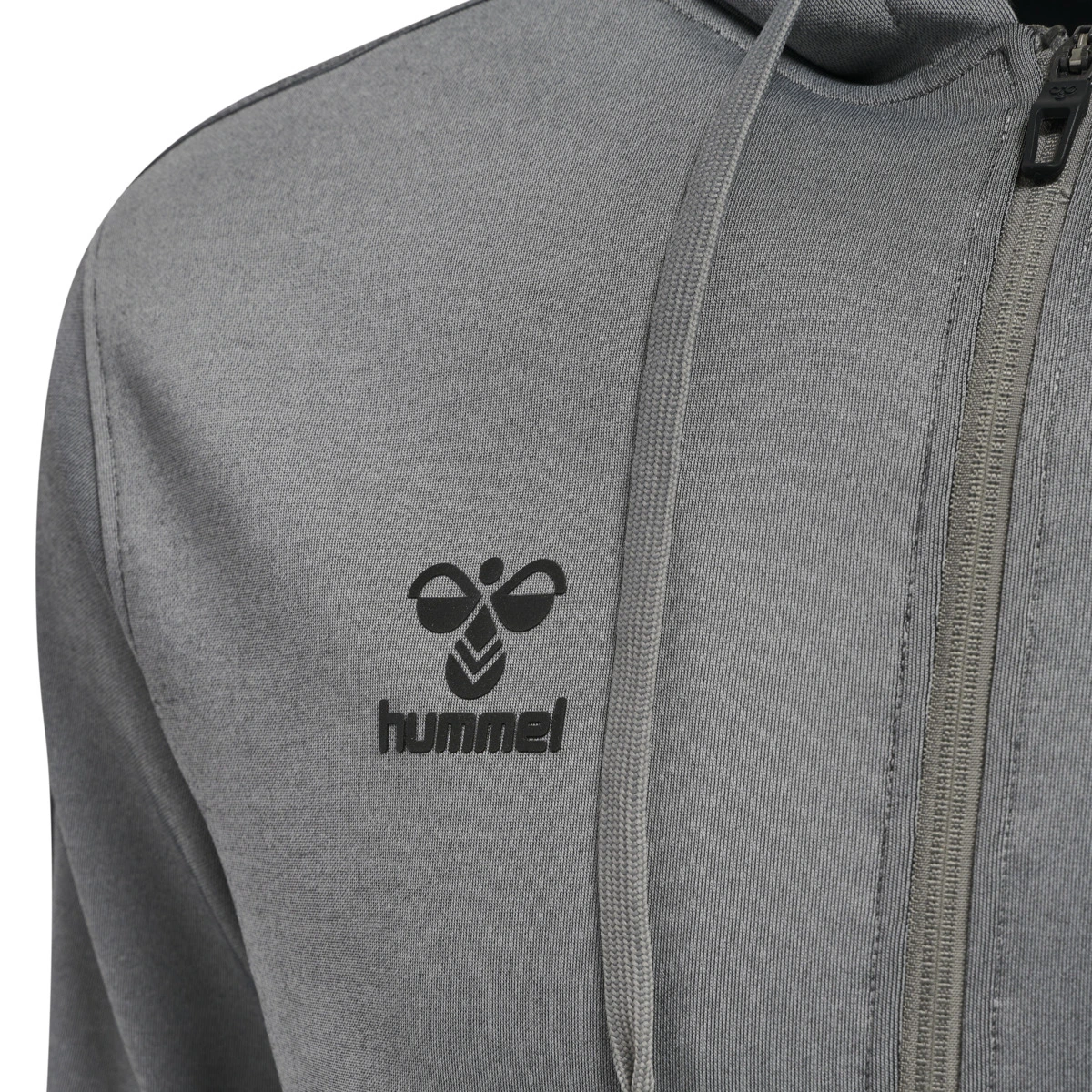 HUMMEL HUMMEL_Unisex_Adults_Unisex_Kids_hmlCORE_XK_POLY_ZIP_HOOD_SWEAT 211484 2006 GREY MELANGE