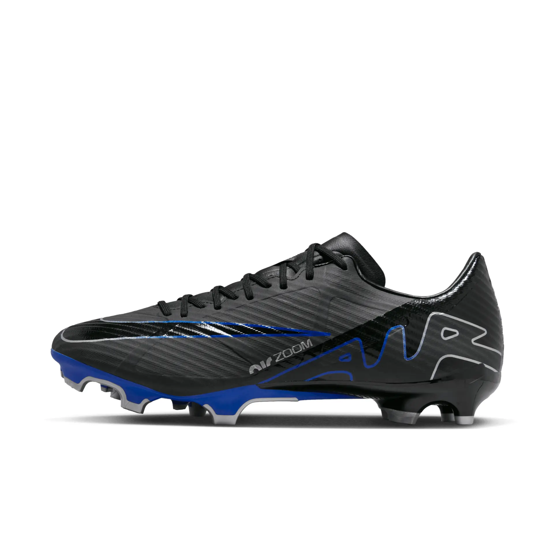 NIKE Nike_Zoom_Mercurial_Vapor_15_Academy_MG DJ5631 040 BLACK/CHROME-HYPER ROYAL