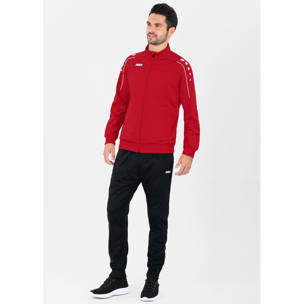 JAKO Herren_Polyesterjacke_Classico 9350 01 rot