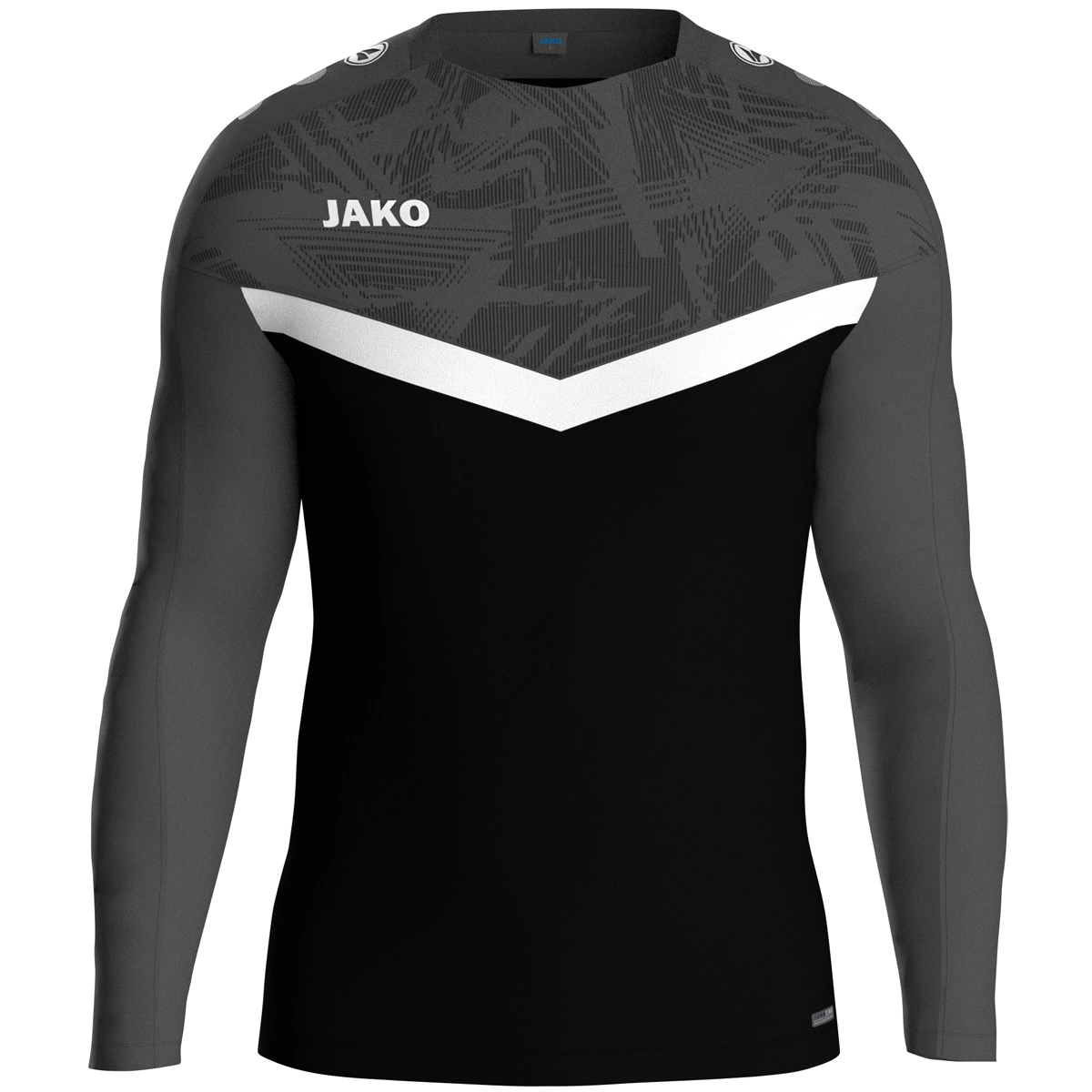 JAKO Sweat_Iconic 8824 801 schwarz/anthrazit