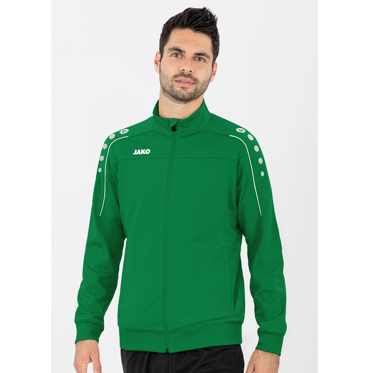 JAKO Herren_Polyesterjacke_Classico 9350 06 sportgrün