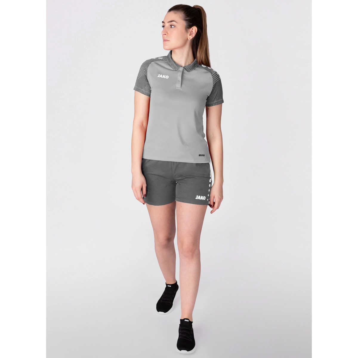 JAKO Polo_Performance 6322 845 soft grey/steingrau