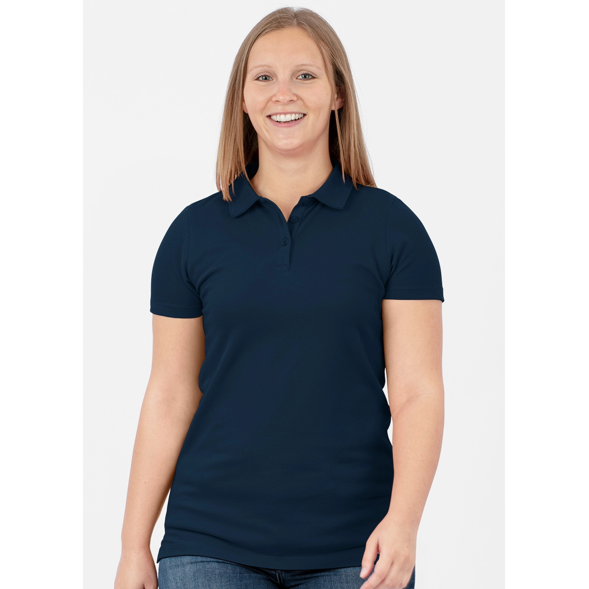 JAKO Polo_Organic_Stretch C6321D 900 marine