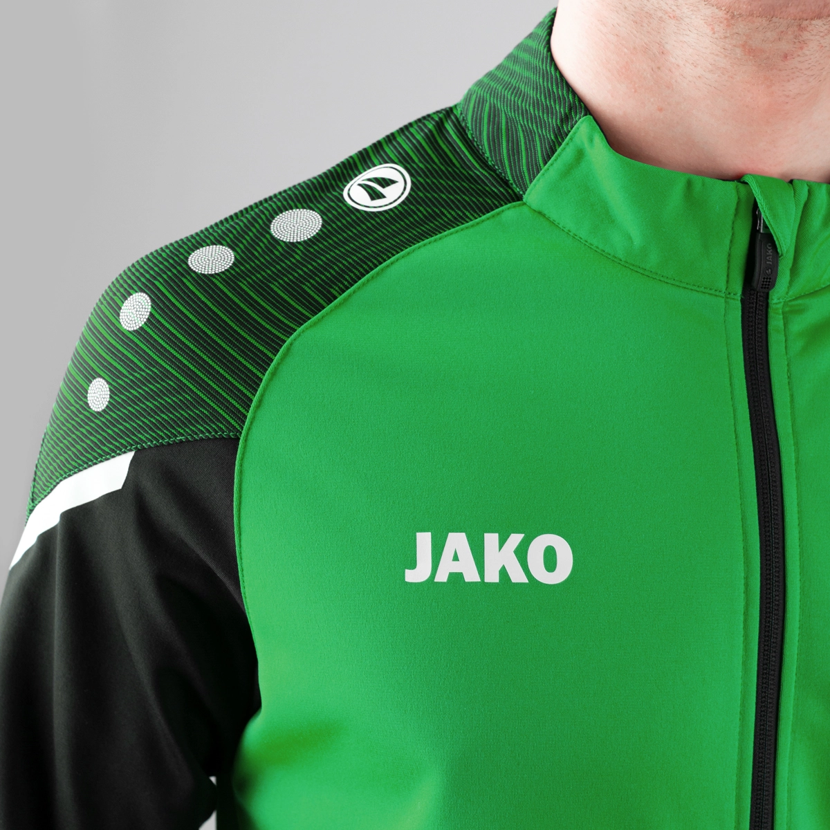 JAKO Polyesterjacke_Performance 9322 221 soft green/schwarz