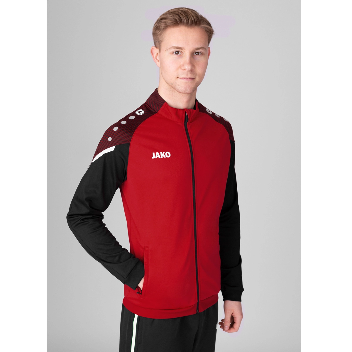 JAKO Polyesterjacke_Performance 9322K 101 rot/schwarz