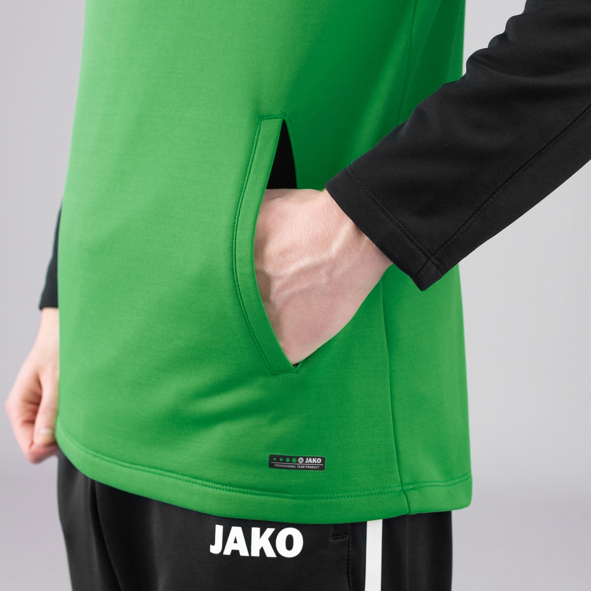 JAKO Kapuzensweat_Performance 6722 221 soft green/schwarz