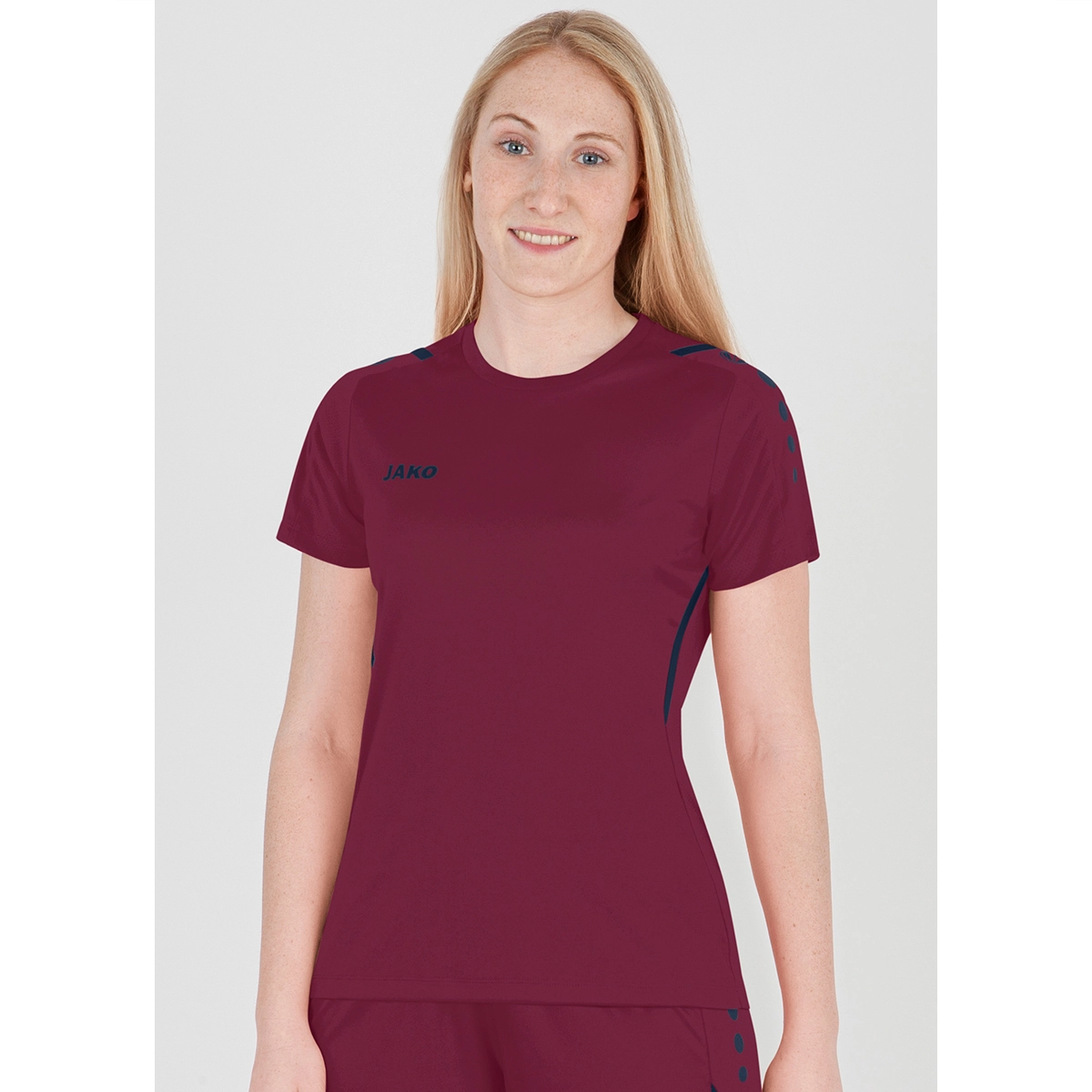 JAKO Trikot_Challenge 4221 132 maroon/marine