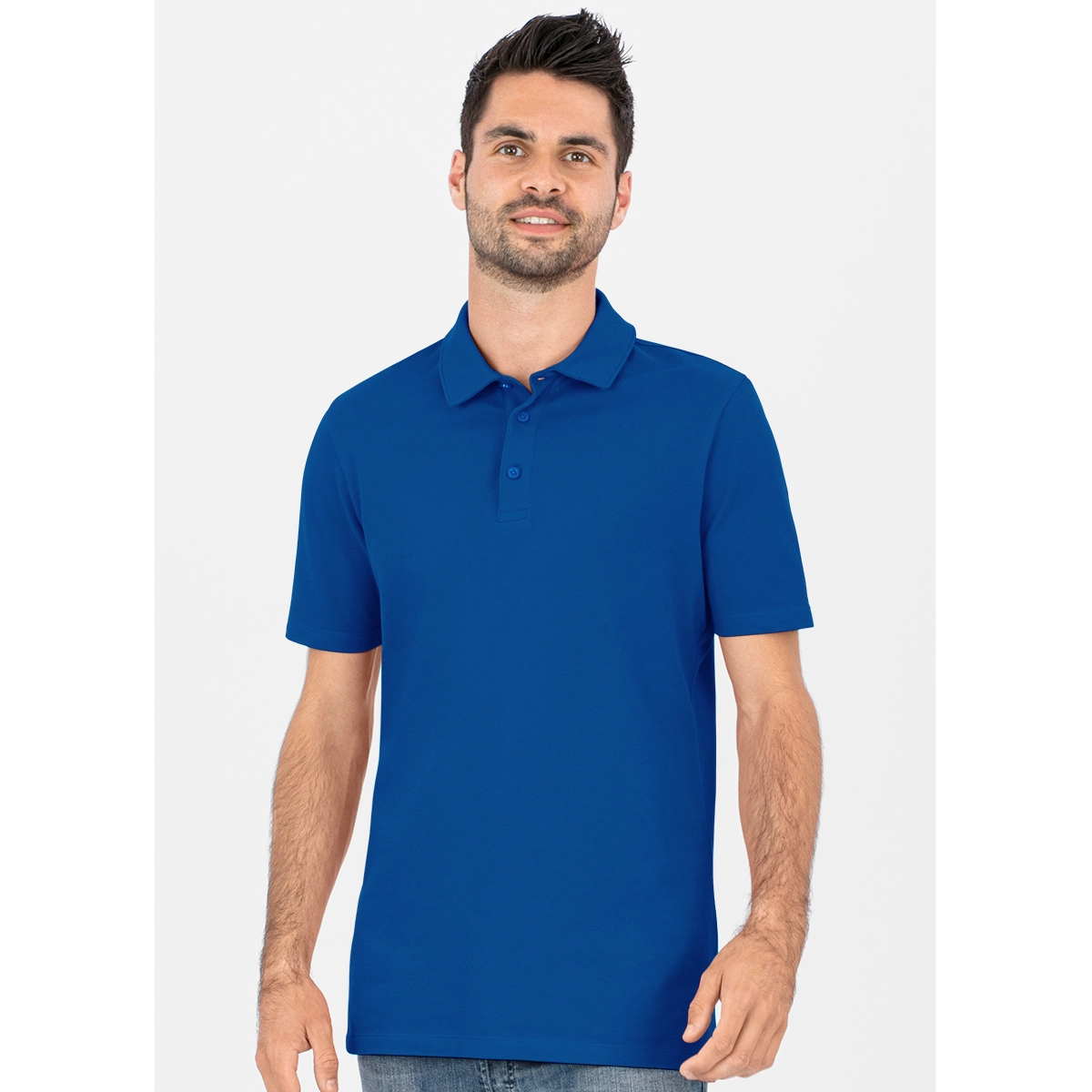 JAKO Polo_Organic_Stretch C6321D 400 royal