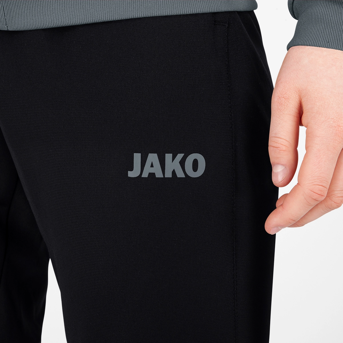 JAKO Polyesterhose_Challenge 9221K 811 schwarz/steingrau