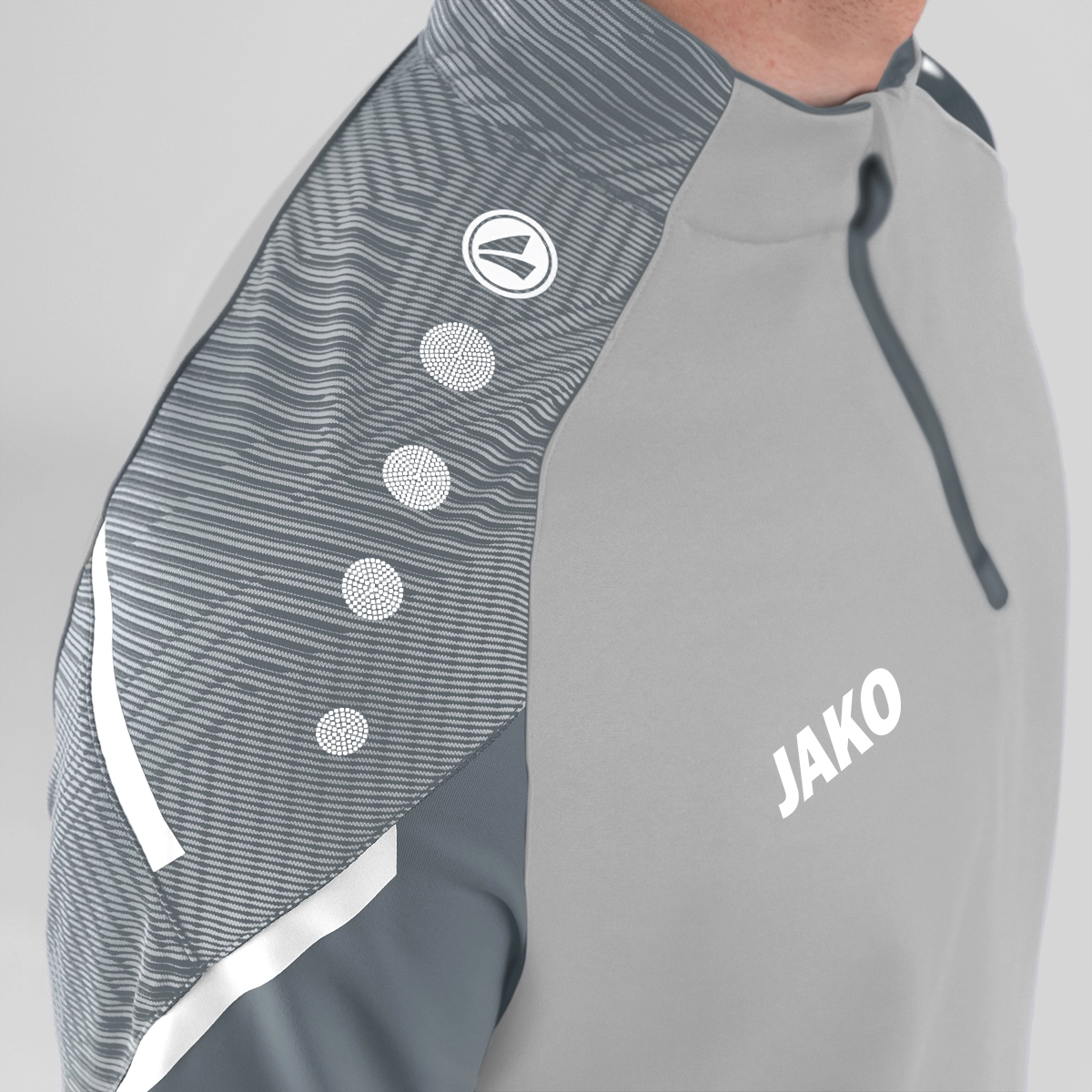 JAKO Ziptop_Performance 8622 845 soft grey/steingrau