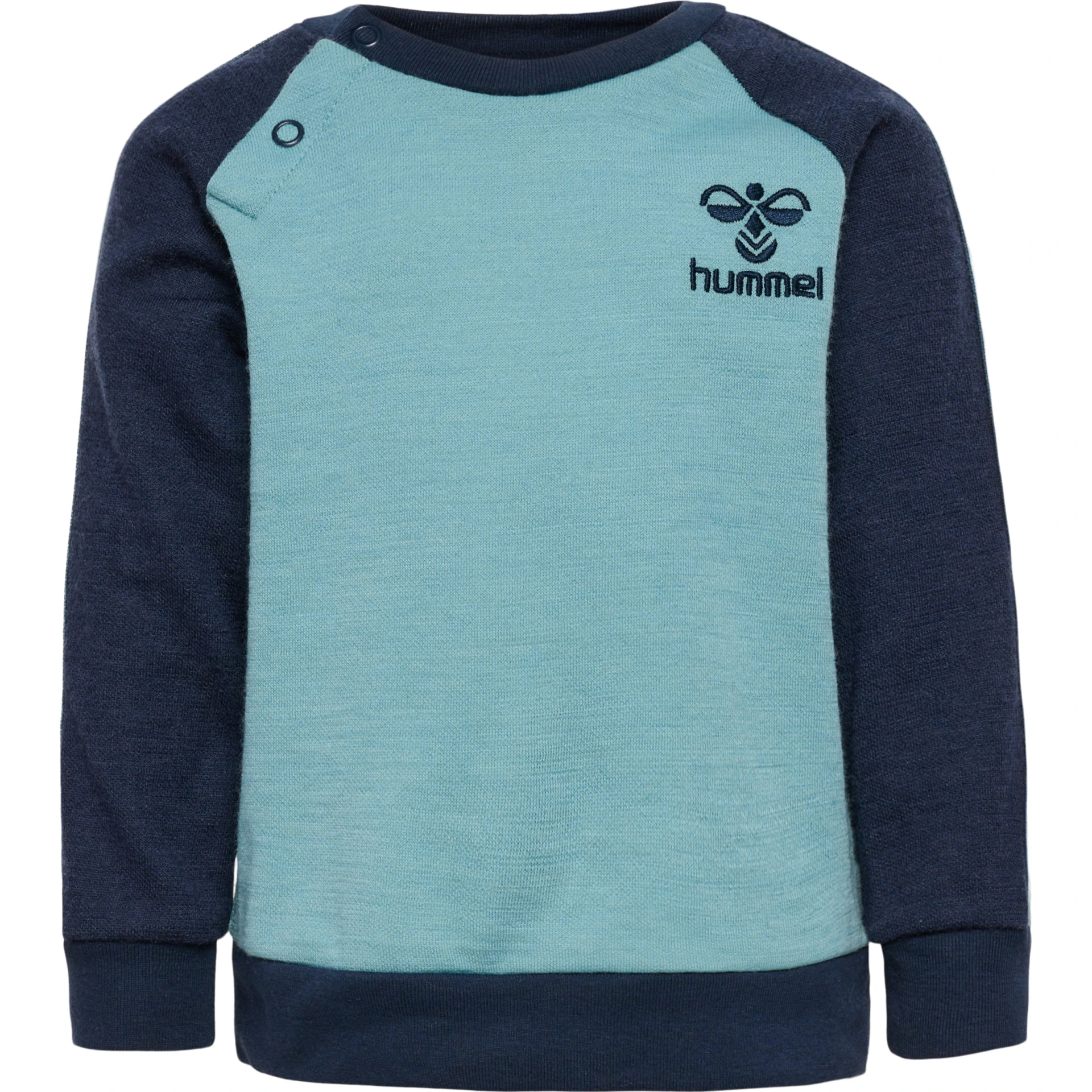 HUMMEL hmlWULBATO_SWEATSHIRT 215558 7135 MINERAL BLUE