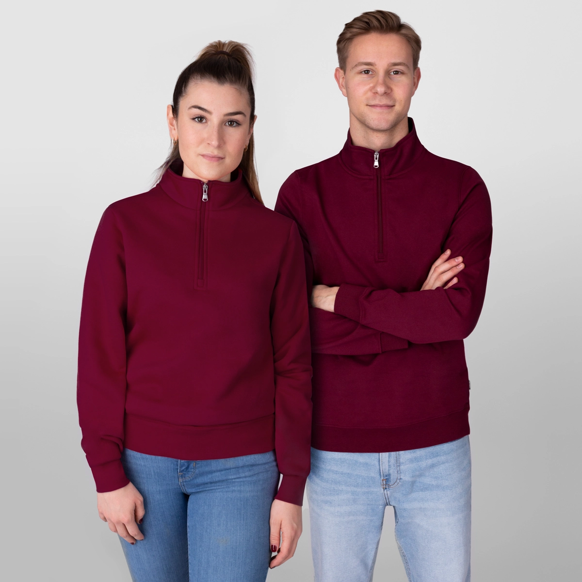 JAKO Ziptop_Doubletex C8630 130 maroon