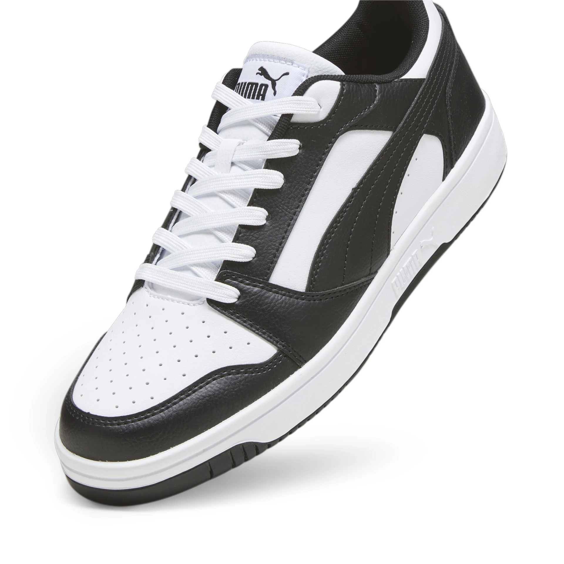 PUMA Rebound_v6_Low 392328 001 PUMA WHITE-PUMA BLACK-PUMA