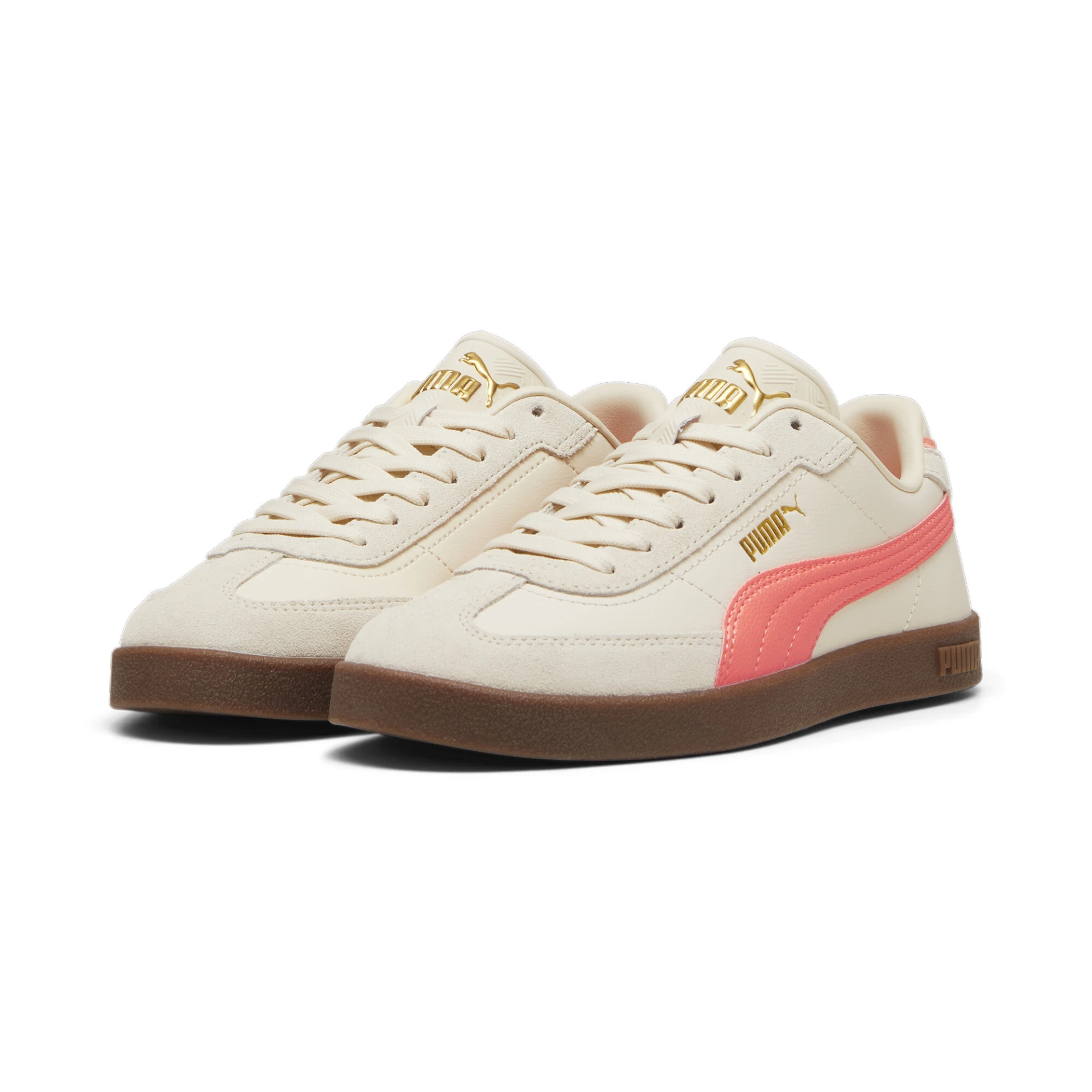 PUMA Puma_Club_II_Era 397447 010 Alpine Snow-Fluro Peach Pe