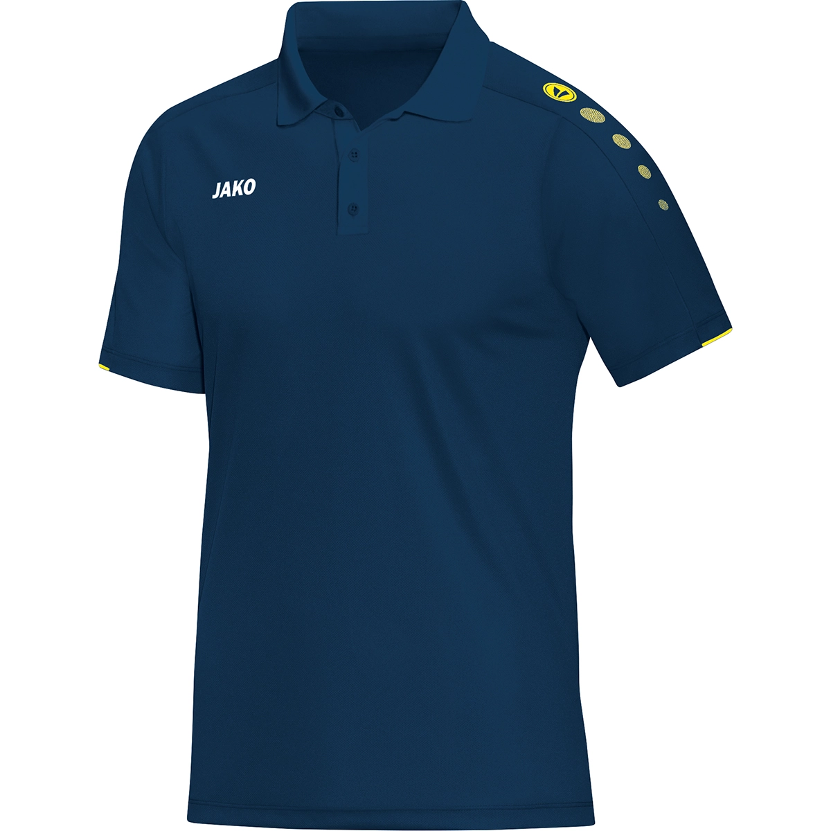 JAKO Herren_Polo_Classico 6350 42 nightblue/citro