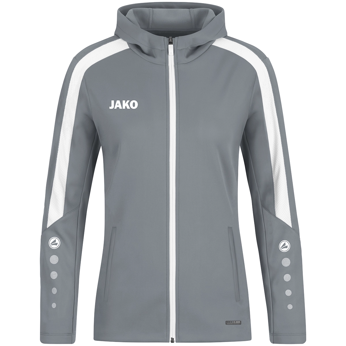 JAKO Kapuzenjacke_Power 6823D 840 steingrau