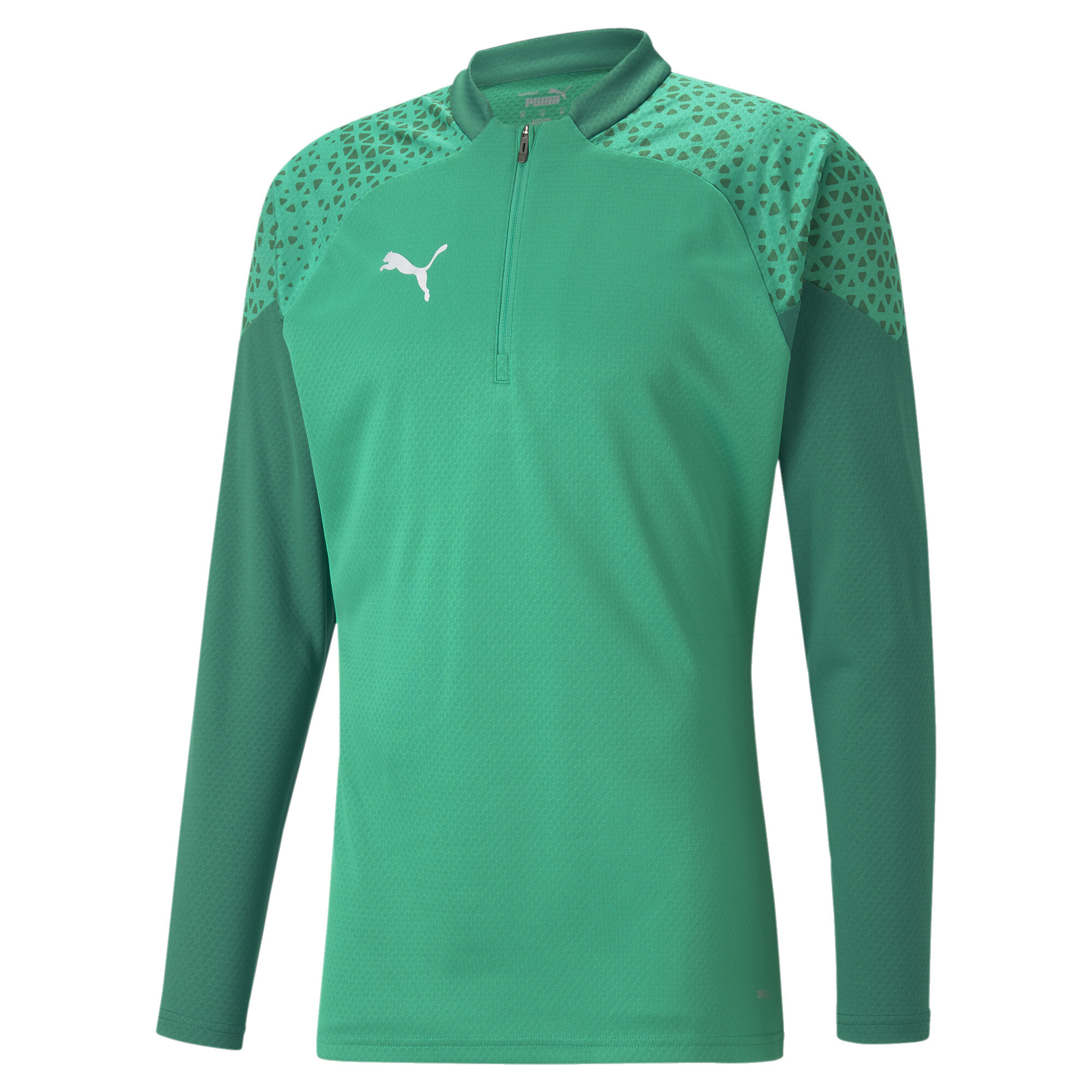 PUMA teamCUP_Training_1_4_Zip_Top 657982 005 PEPPER GREEN