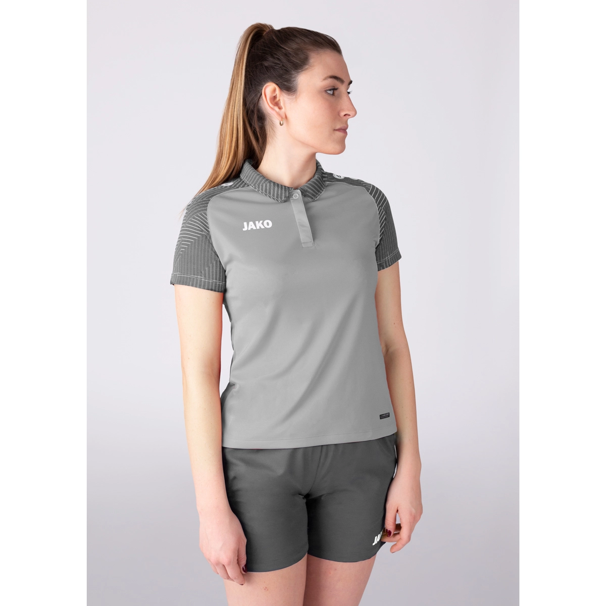 JAKO Polo_Performance 6322 845 soft grey/steingrau