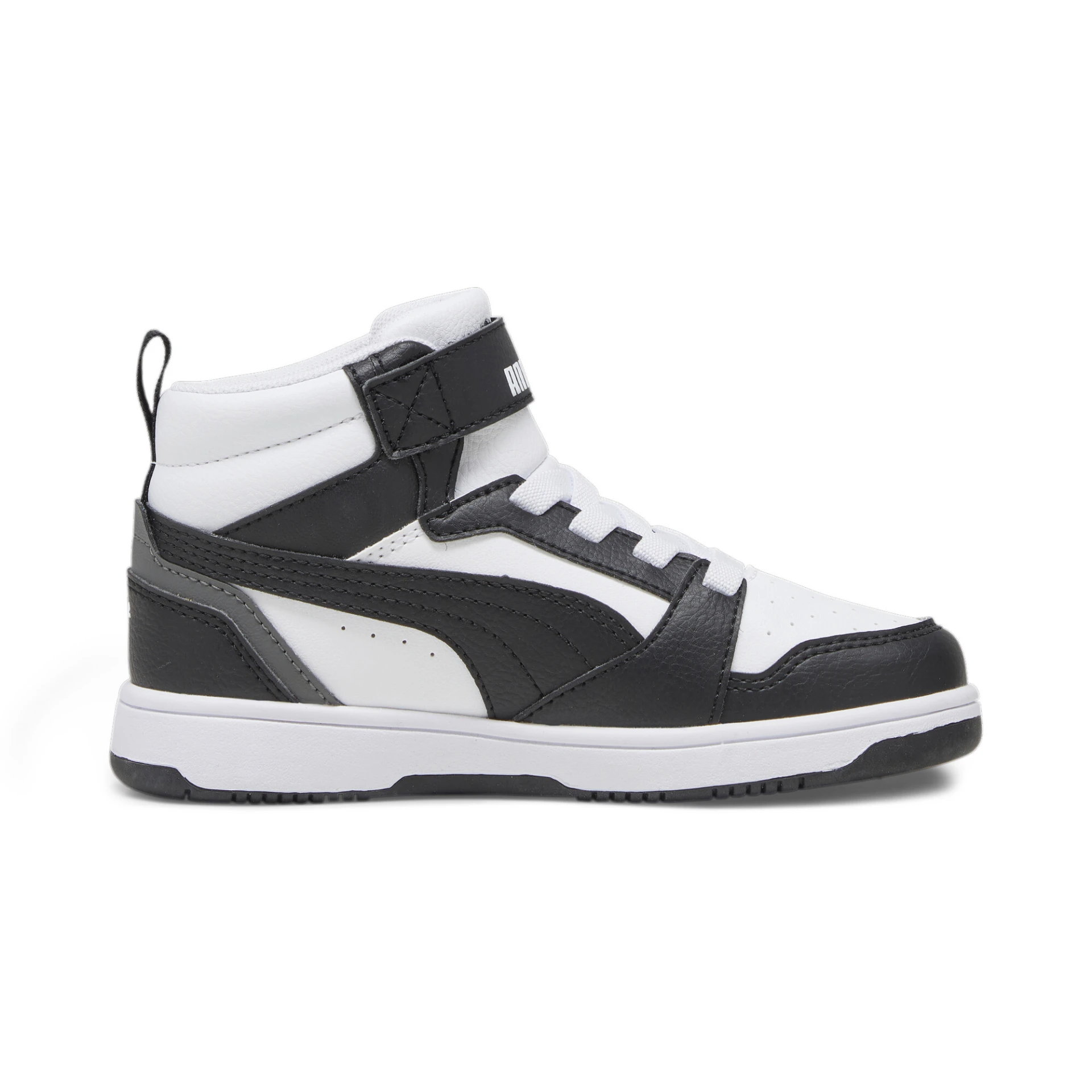 PUMA Puma_Rebound_V6_Mid_AC_plus_PS 393832 001 PUMA White-PUMA Black-Shad