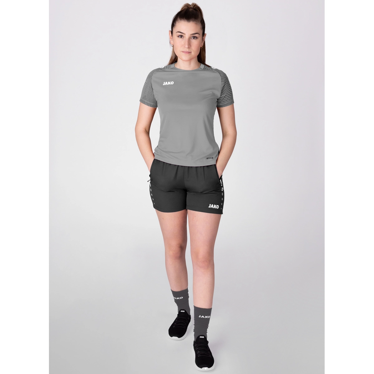 JAKO T_Shirt_Performance 6122 845 soft grey/steingrau