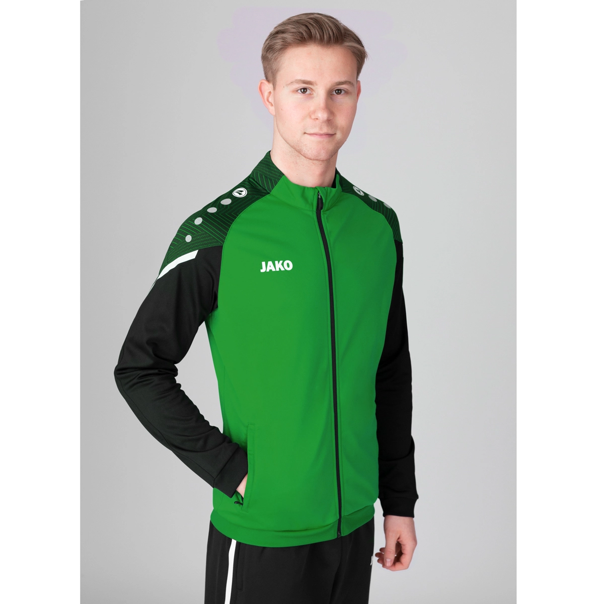 JAKO Polyesterjacke_Performance 9322 221 soft green/schwarz