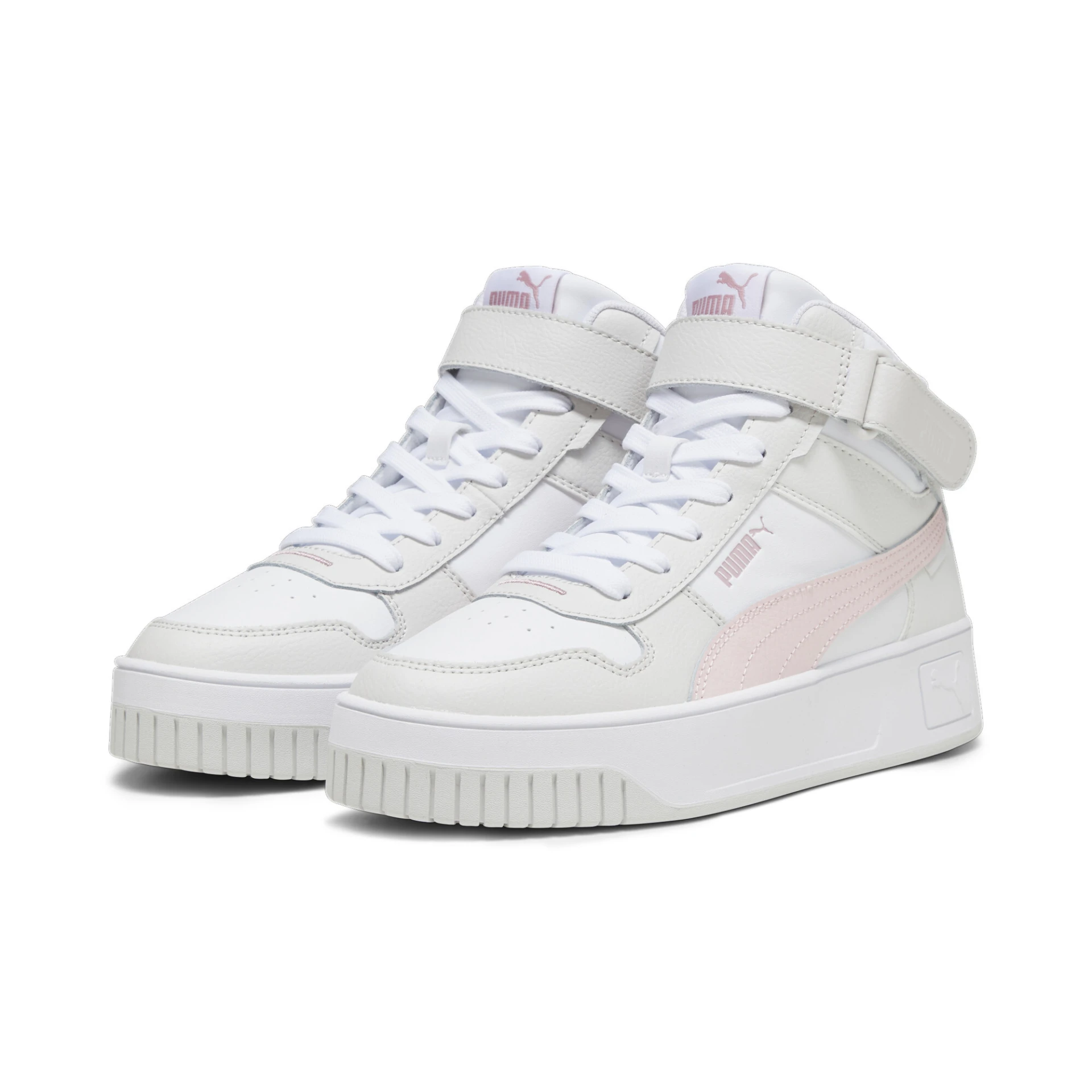 PUMA Carina_Street_Mid 392337 004 PUMA WHITE-FROSTY PINK-FEA