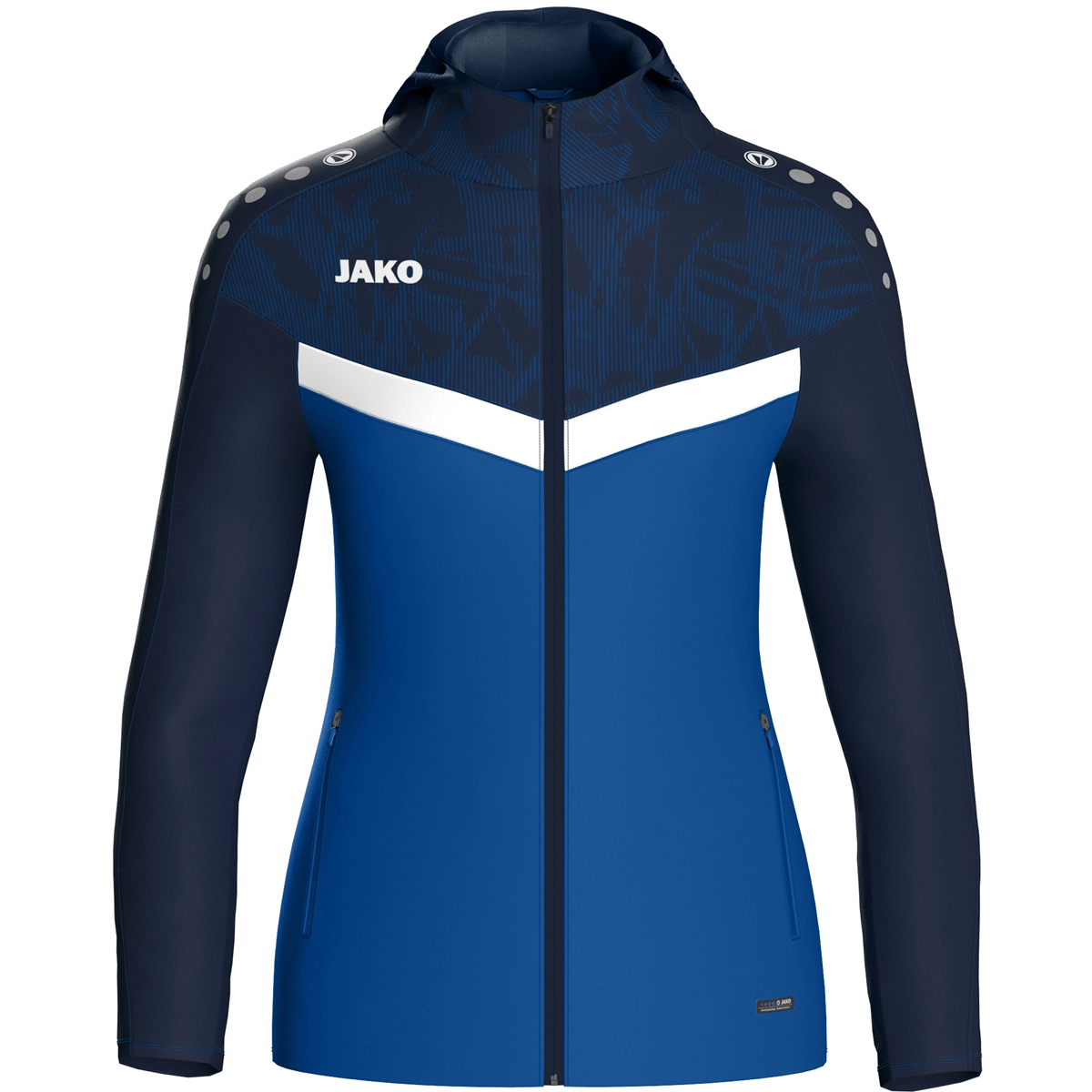 JAKO Kapuzenjacke_Iconic 6824D 403 royal/marine