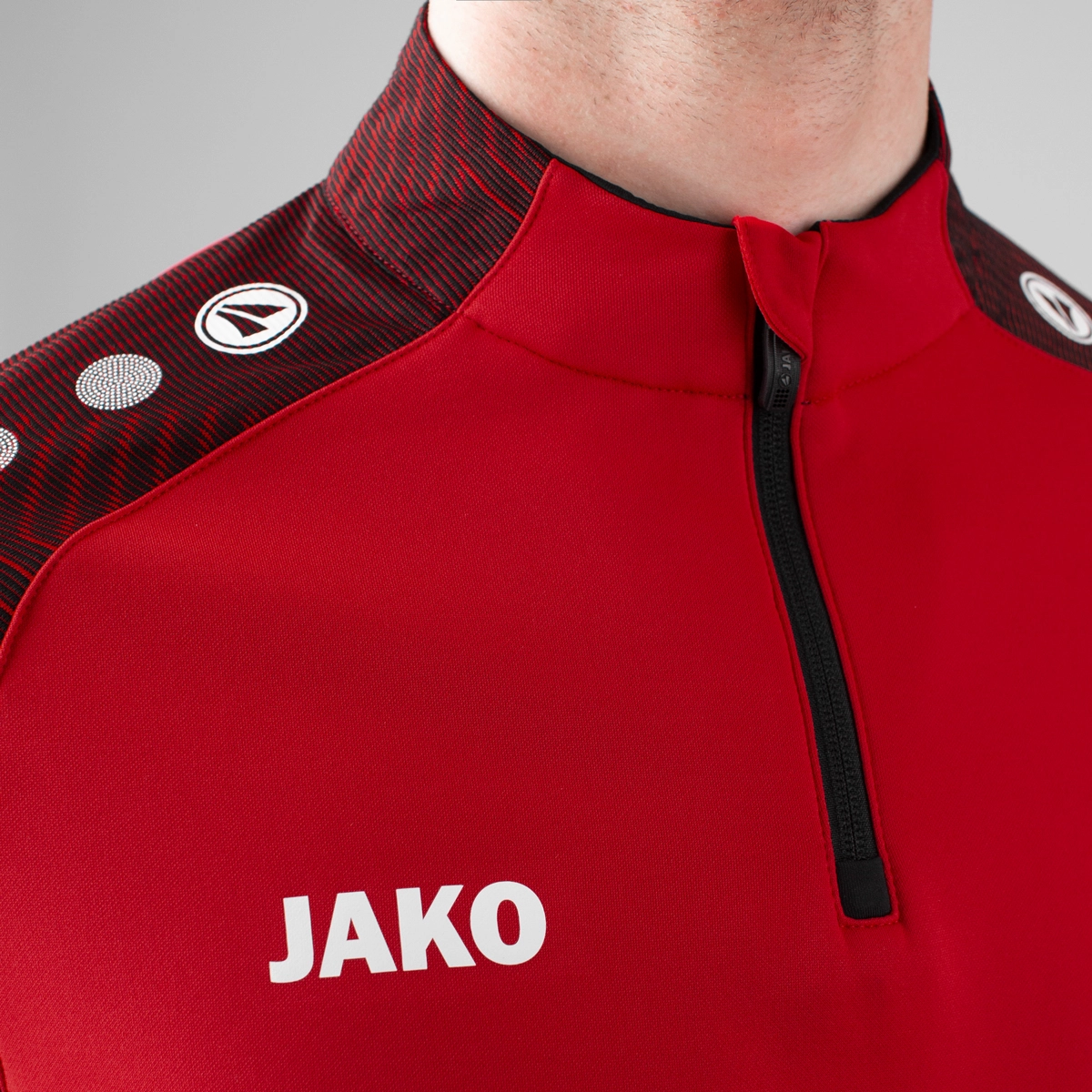 JAKO Ziptop_Performance 8622 101 rot/schwarz